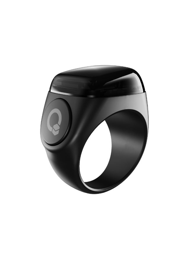 N01 BK18# Smart Tasbih Ring 💍 with BLE5.1🌀, 0.6″ Segment Display 🖥️, 120 Hours Battery Life 🔋, Max Count 65,000 🔢 — Waterproof 💧 Islamic Wearable Technology ✨ - Image 1